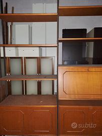 libreria stile scandinavo + scrivania