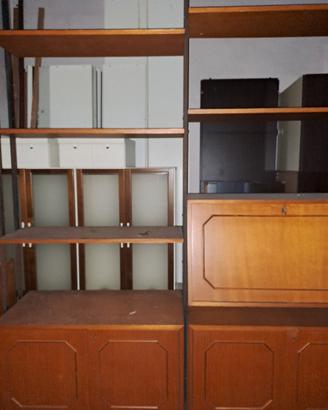 libreria stile scandinavo + scrivania