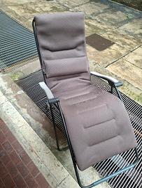 Sedia a sdraio Lafuma Relax RSXA Clip, taupe  XL