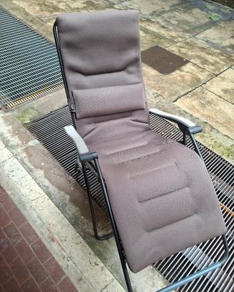 Sedia a sdraio Lafuma Relax RSXA Clip, taupe  XL