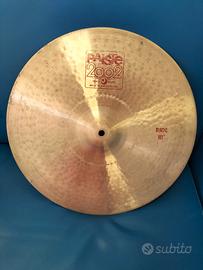 Piatto batteria ride 18 Paiste 2002 del 1989