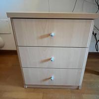 Comodino 3 cassetti