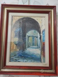 dipinti del pittore Di Maio su Genova