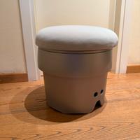 Pouf contenitore con materassino gonfiabile