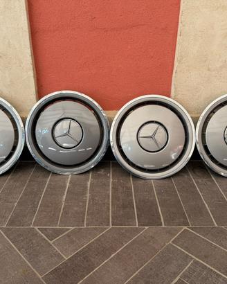 Set 4 copricerchi originali Mercedes da 15”