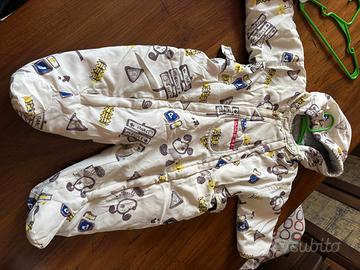 Tutina neonato imbottita