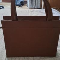 Borsa a mano Cerruti 1881 in pelle marrone 