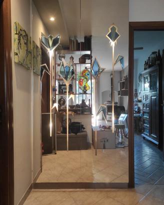 Coppia specchi con retroilluminazione