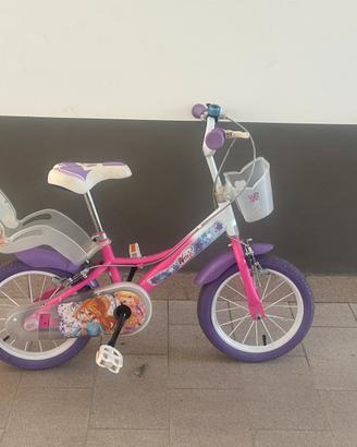 bicicletta bambina 14 pollici come nuova