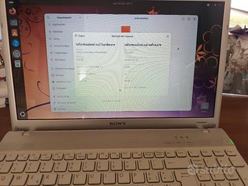 Sony vaio 15" con Linux