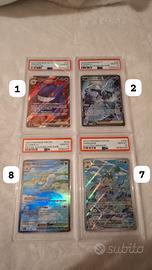 OTTO Carte Pokemon PSA 10 - LEGGERE DESCRIZIONE