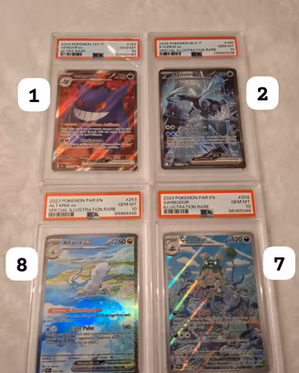 Carte Pokemon PSA 10 - LEGGERE DESCRIZIONE