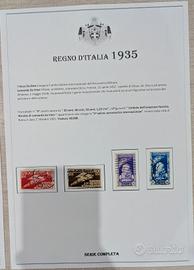Francobolli Regno d'Italia 1935