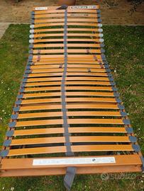 letto singolo ortopedico con piedini e rialzo 