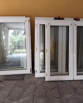 vari serramenti in pvc doppio vetro 36 mesi di vi