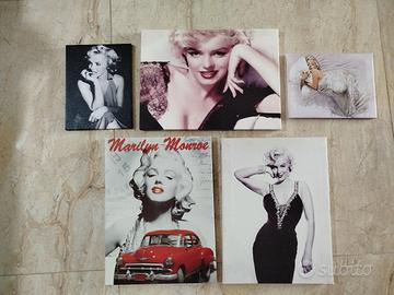 quadri Marilyn monroe su tela