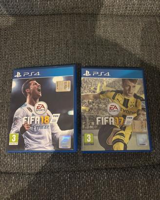 FIFA 17 e FIFA 18 ps4