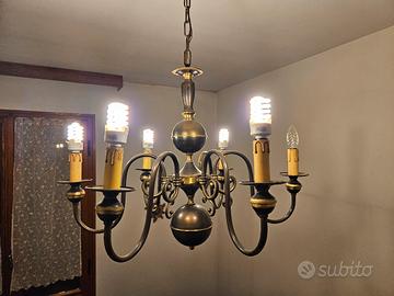 lampadario  a 6 bracci