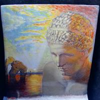  dipinto di Antonio Nunziante su ceramica 