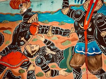 Grande fondale di Opera dei Pupi Siciliani