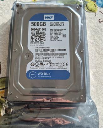 Hard Disk WD Blue nuovo sigillato