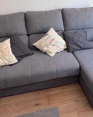 Divano grande 270x150 3 posti chaise longue Letto