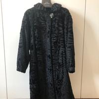 Pelliccia agnellino nera