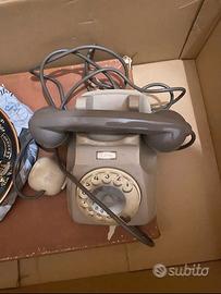 TELEFONO A DISCO VINTAGE ANNI 70 CON SPINA SIP
