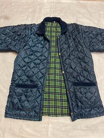 Giacca imbottita trapuntata blu navy stile Husky