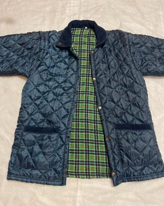 Giacca imbottita trapuntata blu navy stile Husky