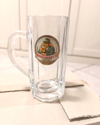 Bicchieri Birra Moretti nuovi 0.4 litri