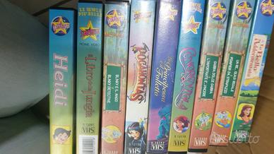 Lotto 9 VHS Cartoni Animati Anni '90 Stardust 
