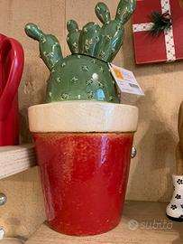 Scatola ceramica cactus