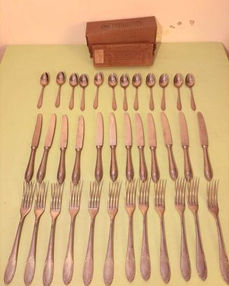 36 Posate Arthur Krupp Berndorf Alpacca con scatol