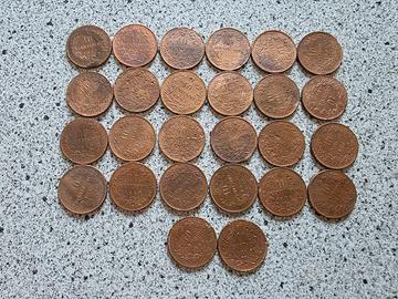 Lotto 26 Monete Antiche Lire Italiane