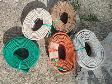 lotto di 5 cinture per arti marziali vintage 