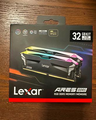 RAM ddr5 7200 mhz 2x16gb