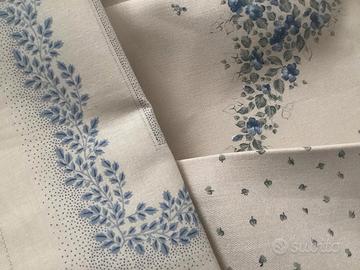 Lenzuola  + copriletto set 5 pezzi  nuovo vintage