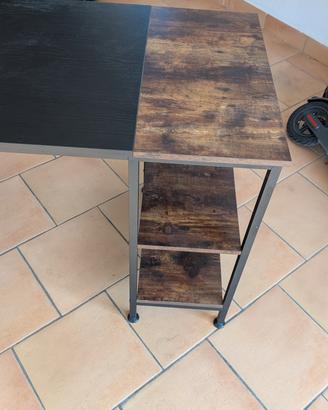 scrivania joiscope con scaffale laterale