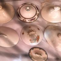 coperchi ceramica vintage 