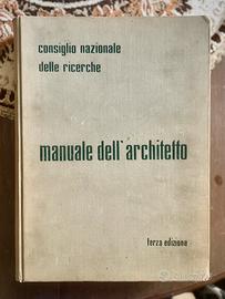 Manuale dell’architetto terza edizione 1962 CNR