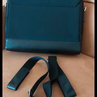 Borsa porta documenti in pelle nera
