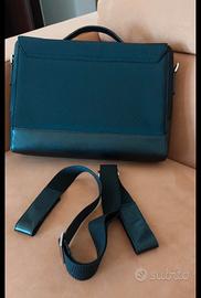 Borsa porta documenti in pelle nera