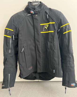 Giacca moto Rukka Rapto-R black/yellow tg. 48