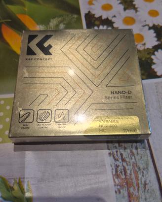K&F CONCEPT Nano-D Filtro Variable ND2-400

72 mm