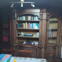 Mobile antico Libreria-credenza