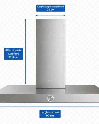 Cappa effetto inox
