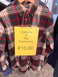camicia in pile