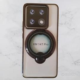 Custodia Trasparente Bordi Anello Xiaomi 14T Pro