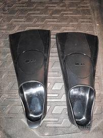 Pinne nuoto corte NABAIJI nere taglia 37-38